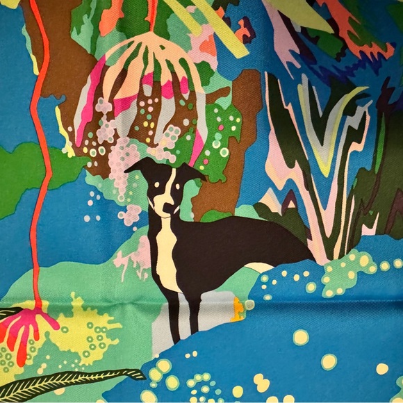 Hermes Scarf 90 cm “En Liberte!” - Unused - Picture 6 of 8